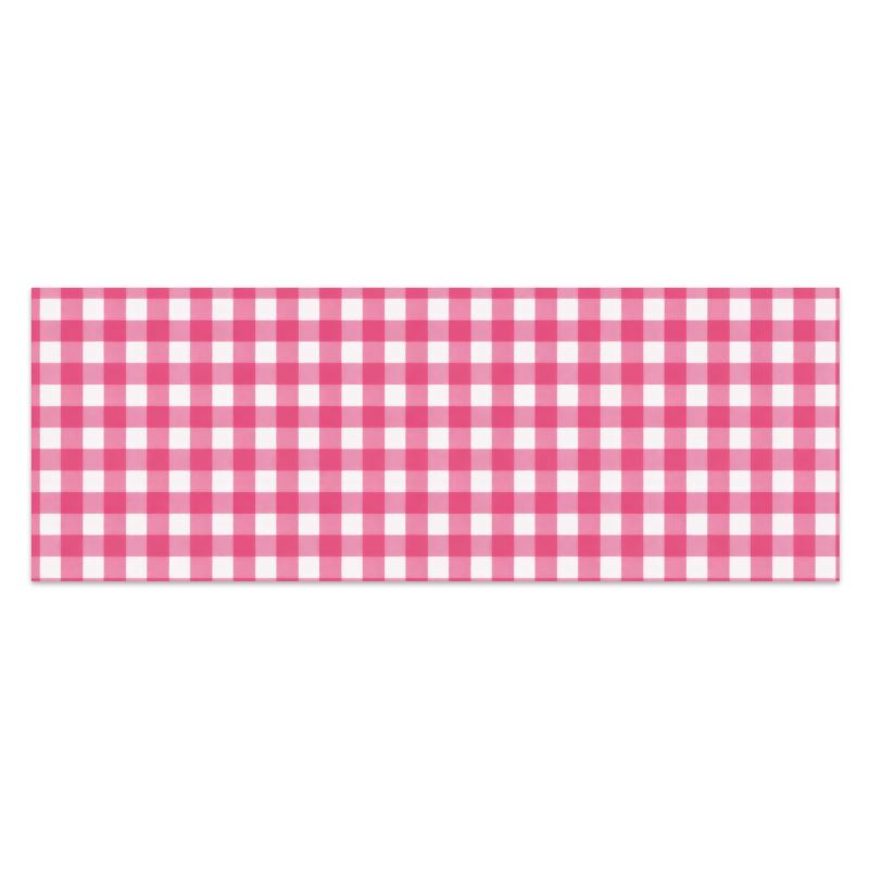 Sarong Pink Gingham Checkered Beach Sarong Wrap
