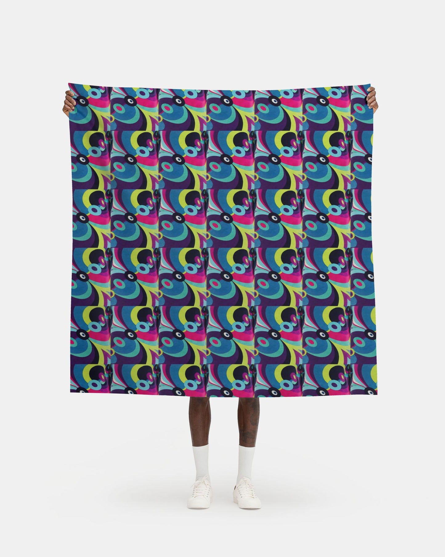 Psychedelic 70s inspired Pucci Style Swirl Pattern  Fabric Printing