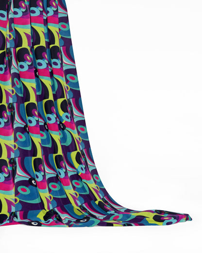 Psychedelic 70s inspired Pucci Style Swirl Pattern  Fabric Printing