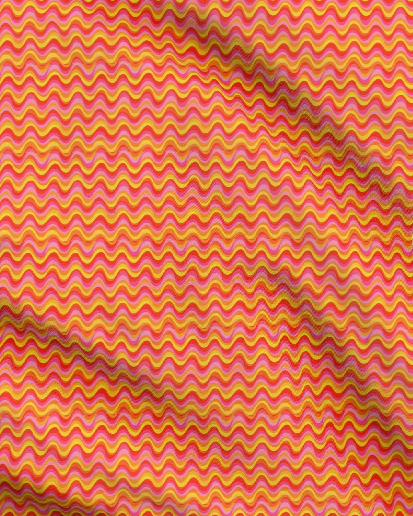 Vibrant Sunrise Retro 70s Wave Inspired Printing