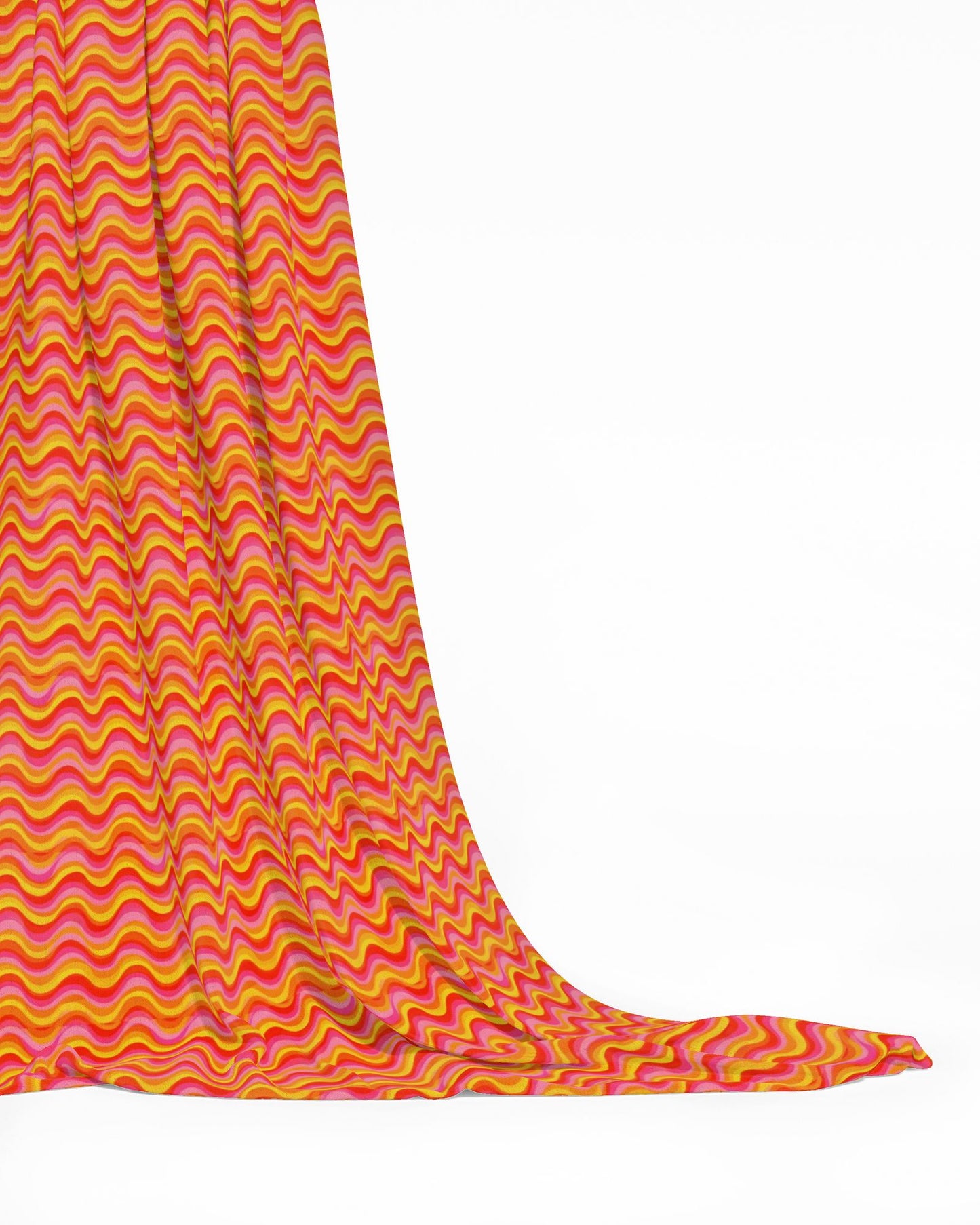 Vibrant Sunrise Retro 70s Wave Inspired Printing