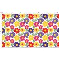 60s Floral Pop Art Pattern Fabric Printing