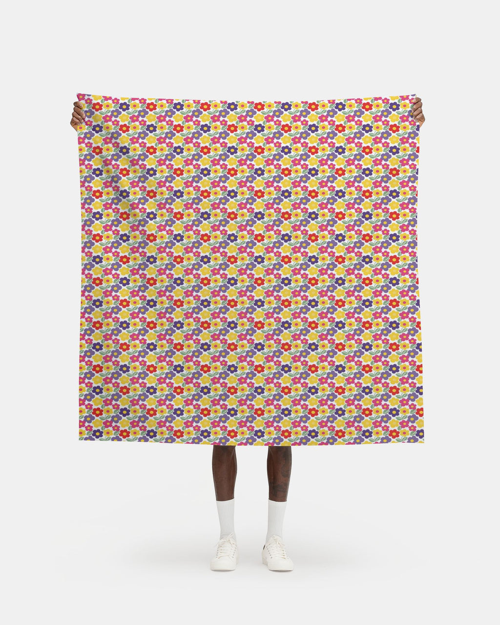 60s Floral Pop Art Pattern Fabric Printing