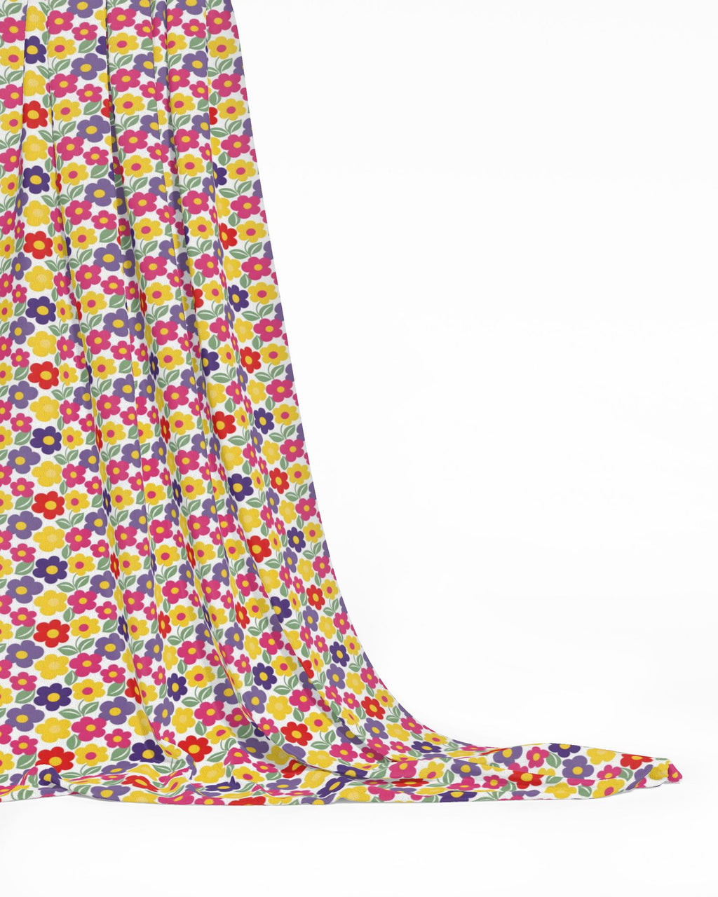 60s Floral Pop Art Pattern Fabric Printing