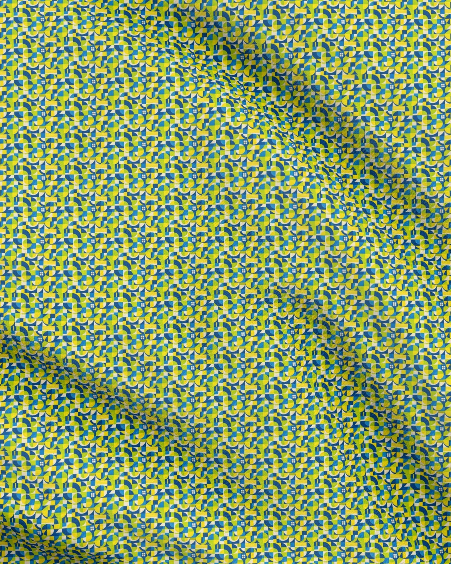 Mid Century Abstract Geometric Modern Fabric Printing