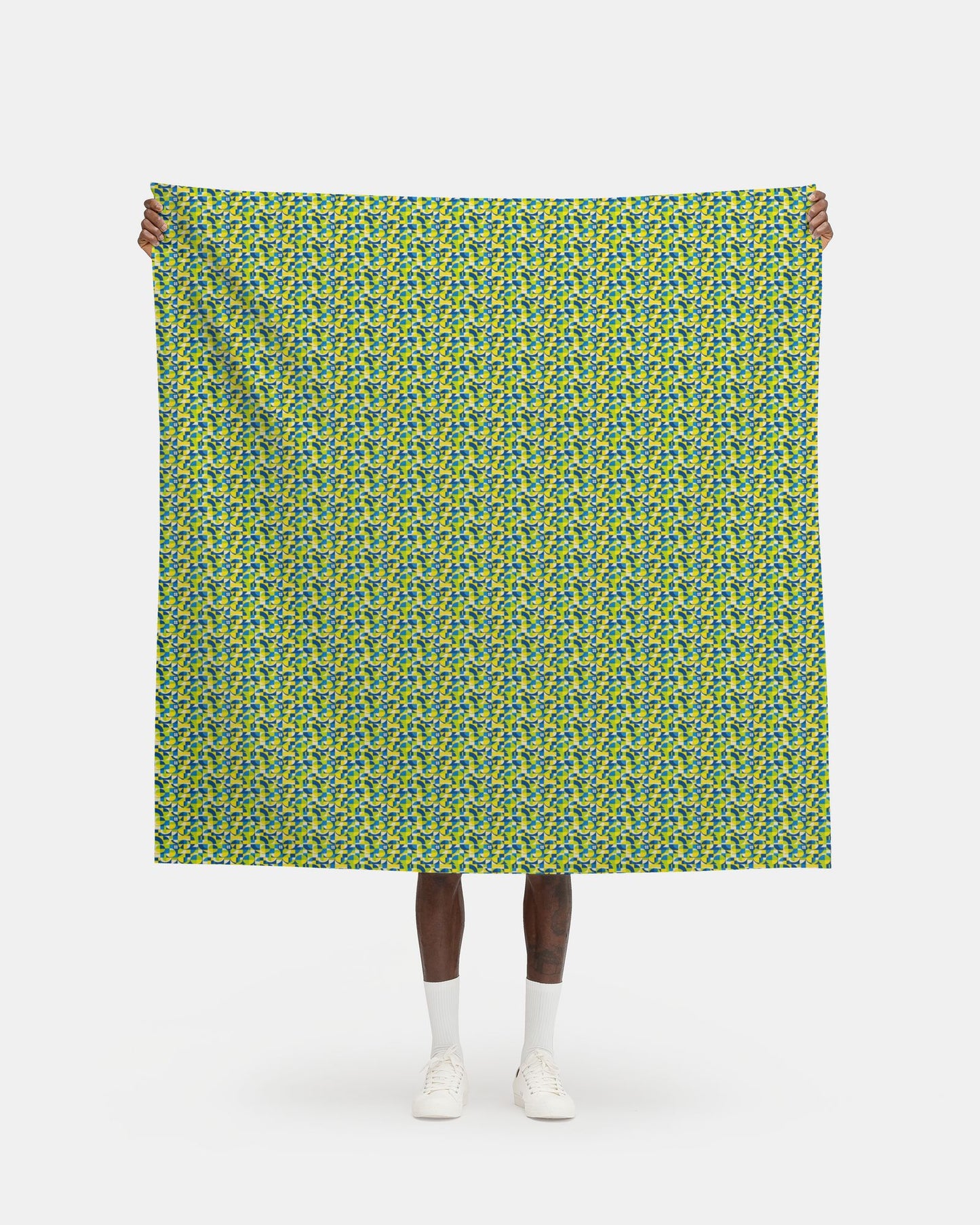 Mid Century Abstract Geometric Modern Fabric Printing