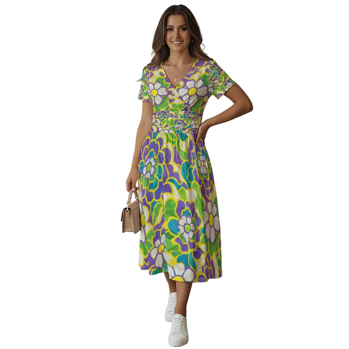 Flower Power Midi Dress