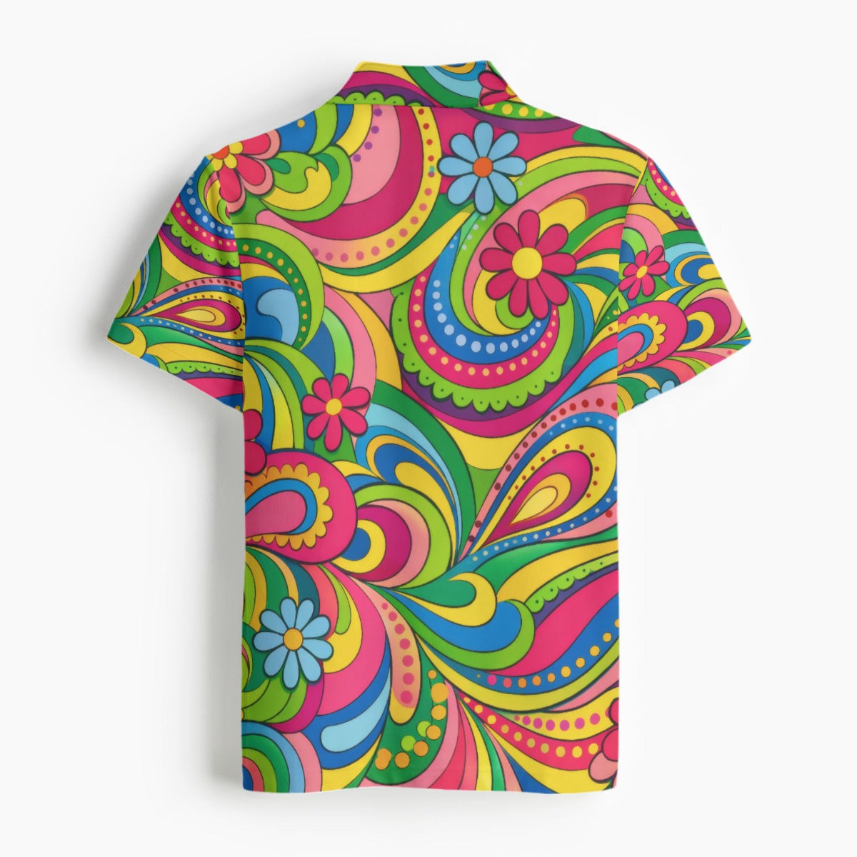 Psychedelic Swirl Polo Shirt