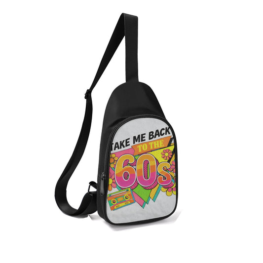 60s Take Me Back to the 60s Retro Crossbody Chest Bag Chest Bags