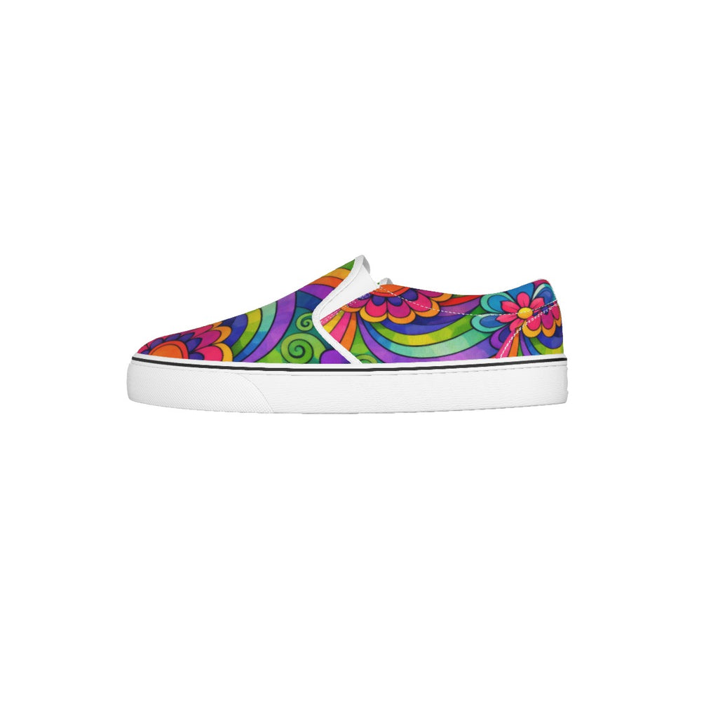 Rainbow Flower Sneakers