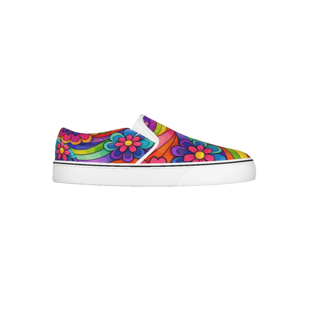 Rainbow Flower Sneakers
