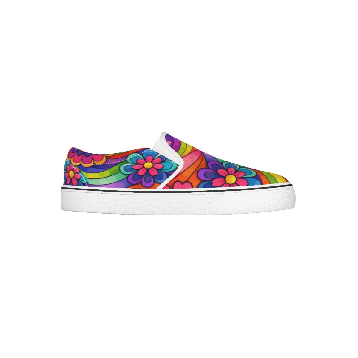 Rainbow Flower Sneakers
