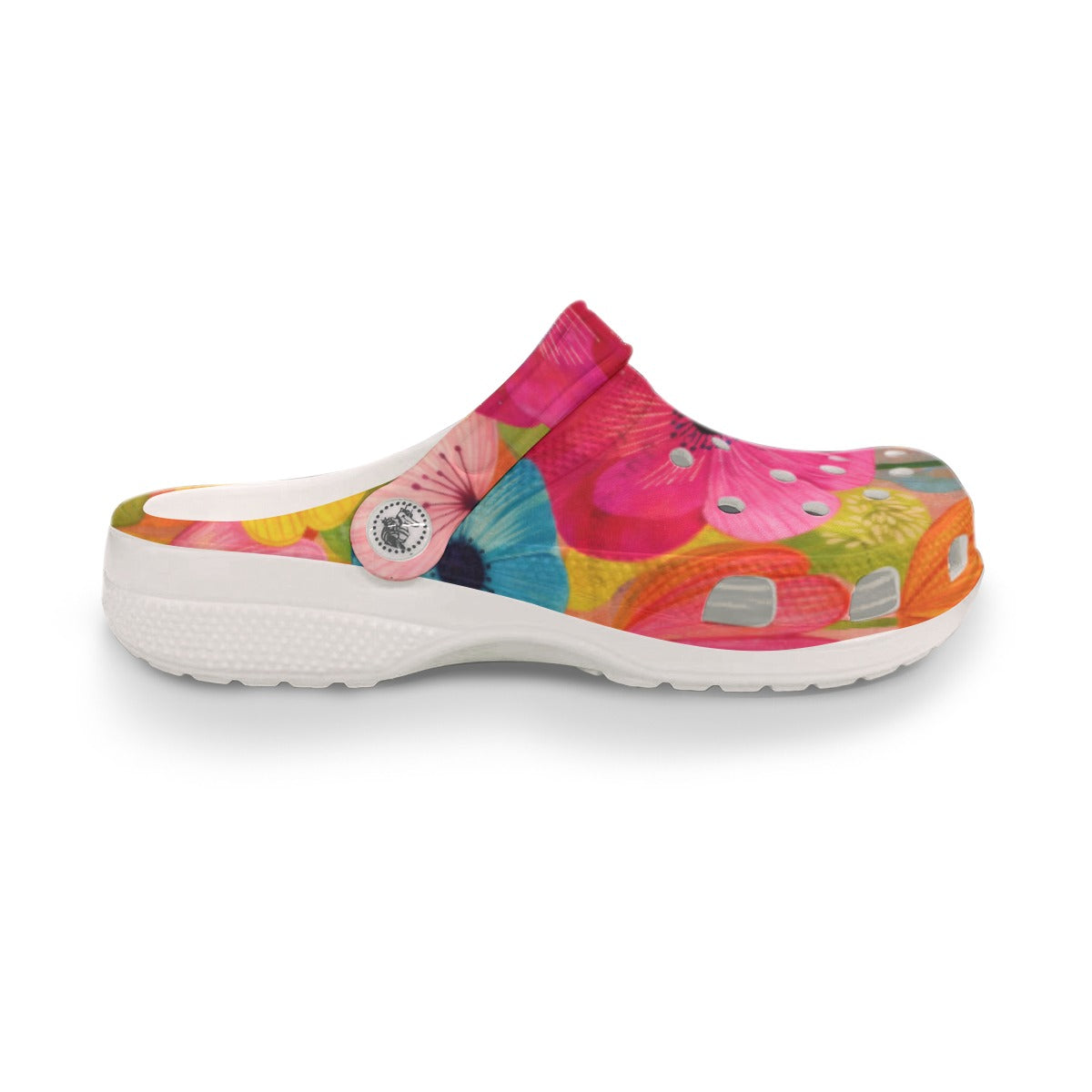 Boho Floral Garden Men's Classic Clogs | All-Over Print