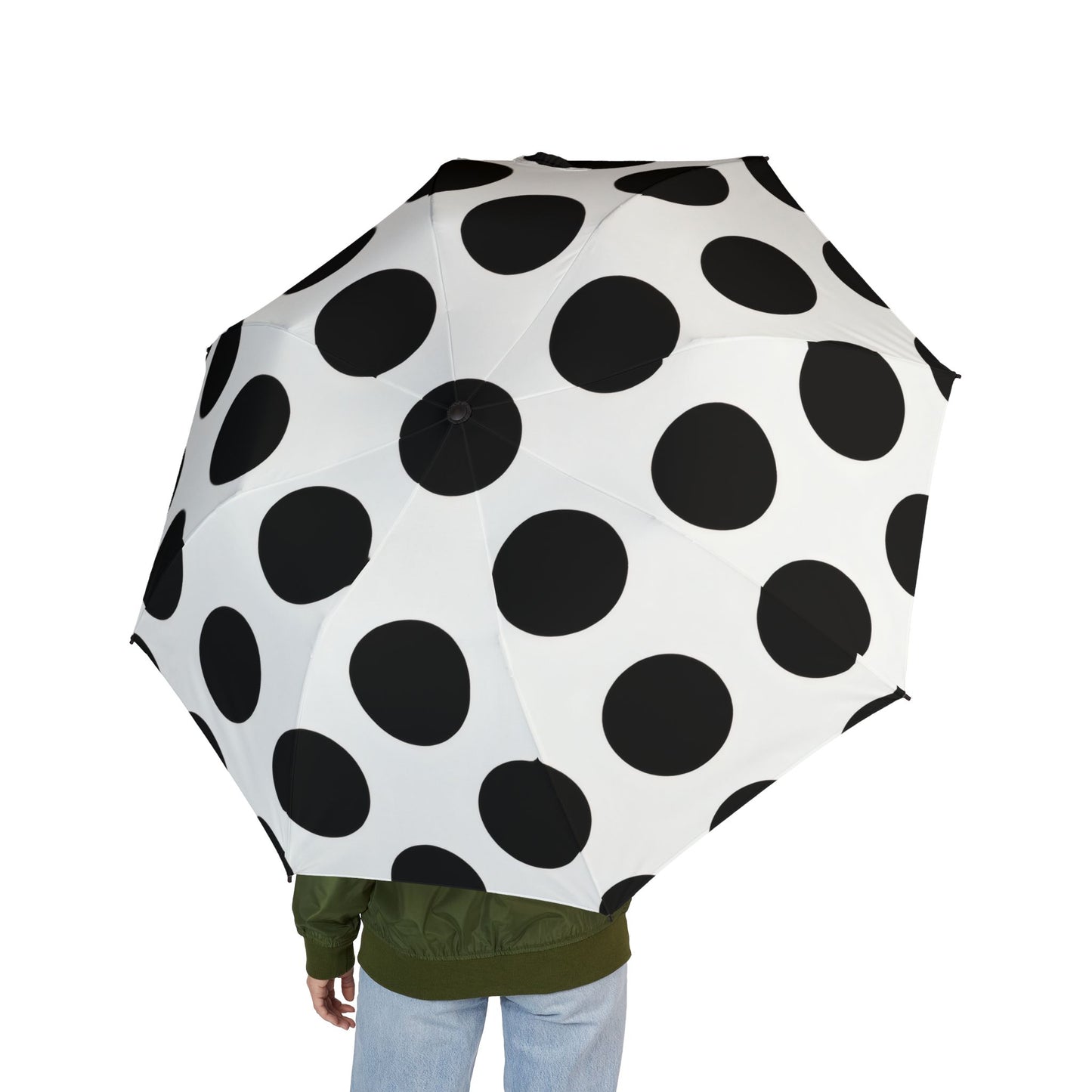 Polka Dot Foldable Umbrella