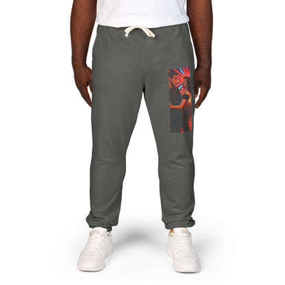 Romantic Dance Neon Fairground Print Men's Joggers