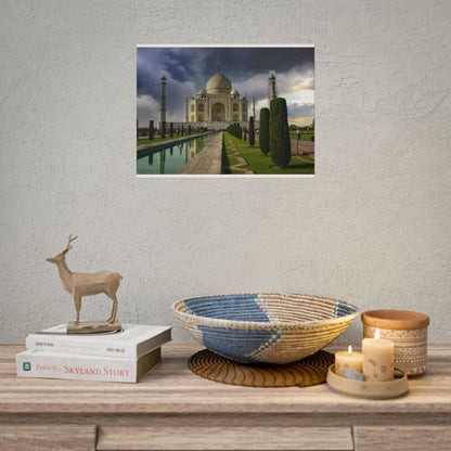 Taj Mahal Photograph Rolled Poster | India Landmark Wall Art