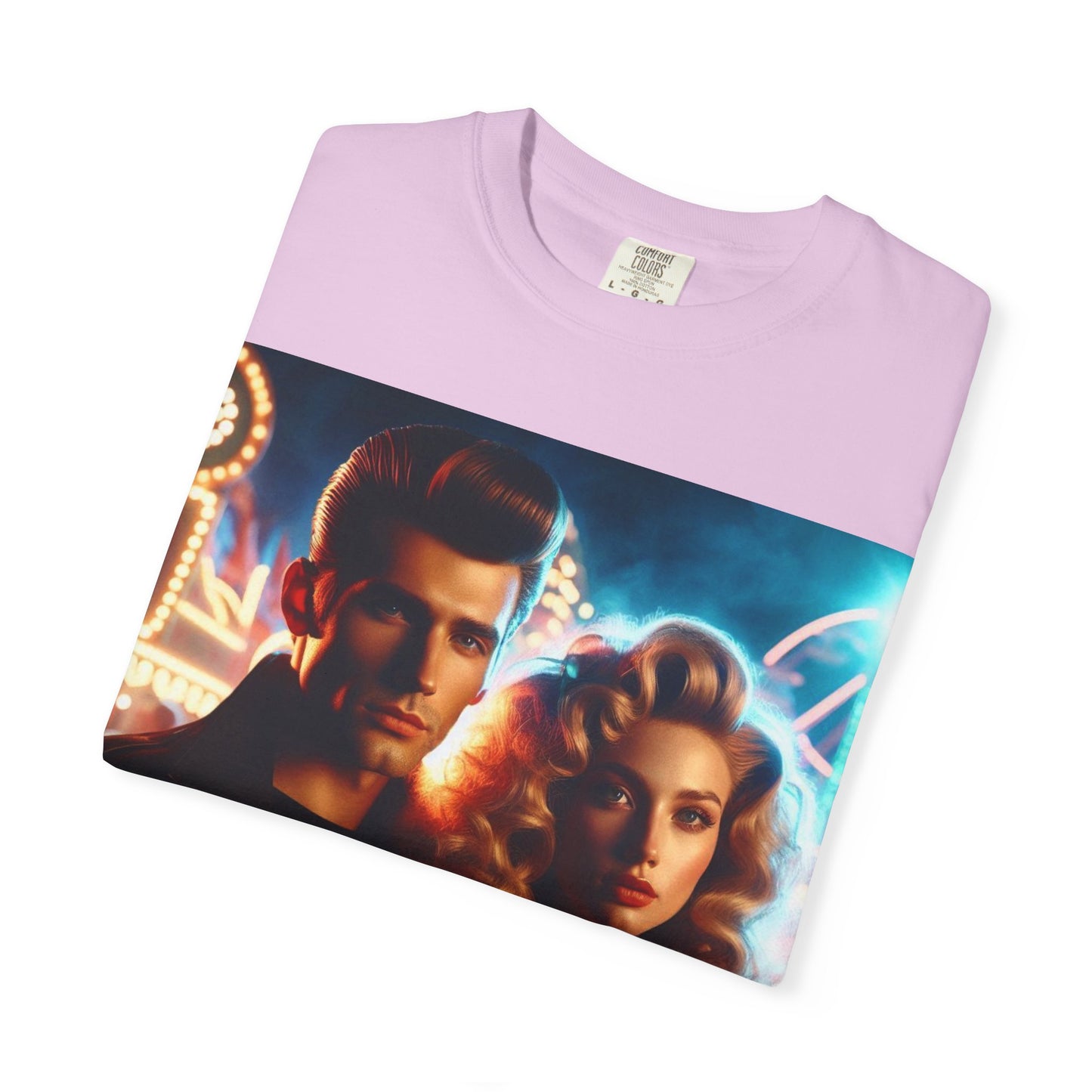 Summer Nights Cinema Tee — Vintage 1950s Carnival Romance Graphic T-Shirt