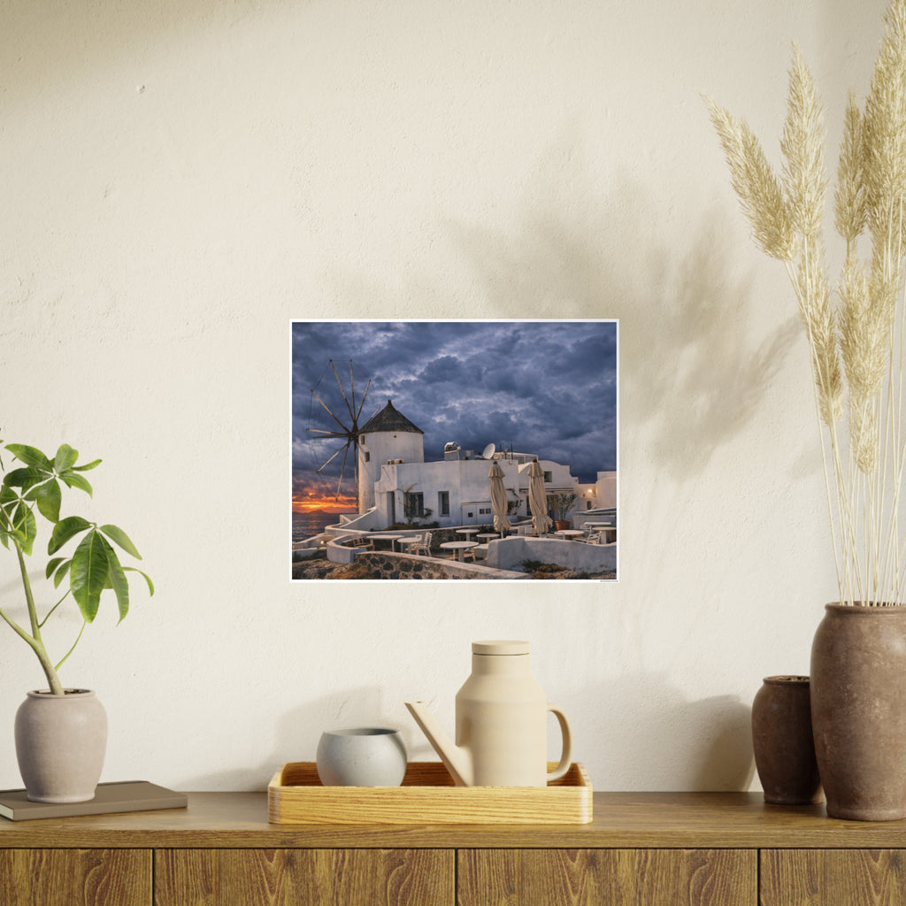 Oia Stands Still - Santorini Afterlight