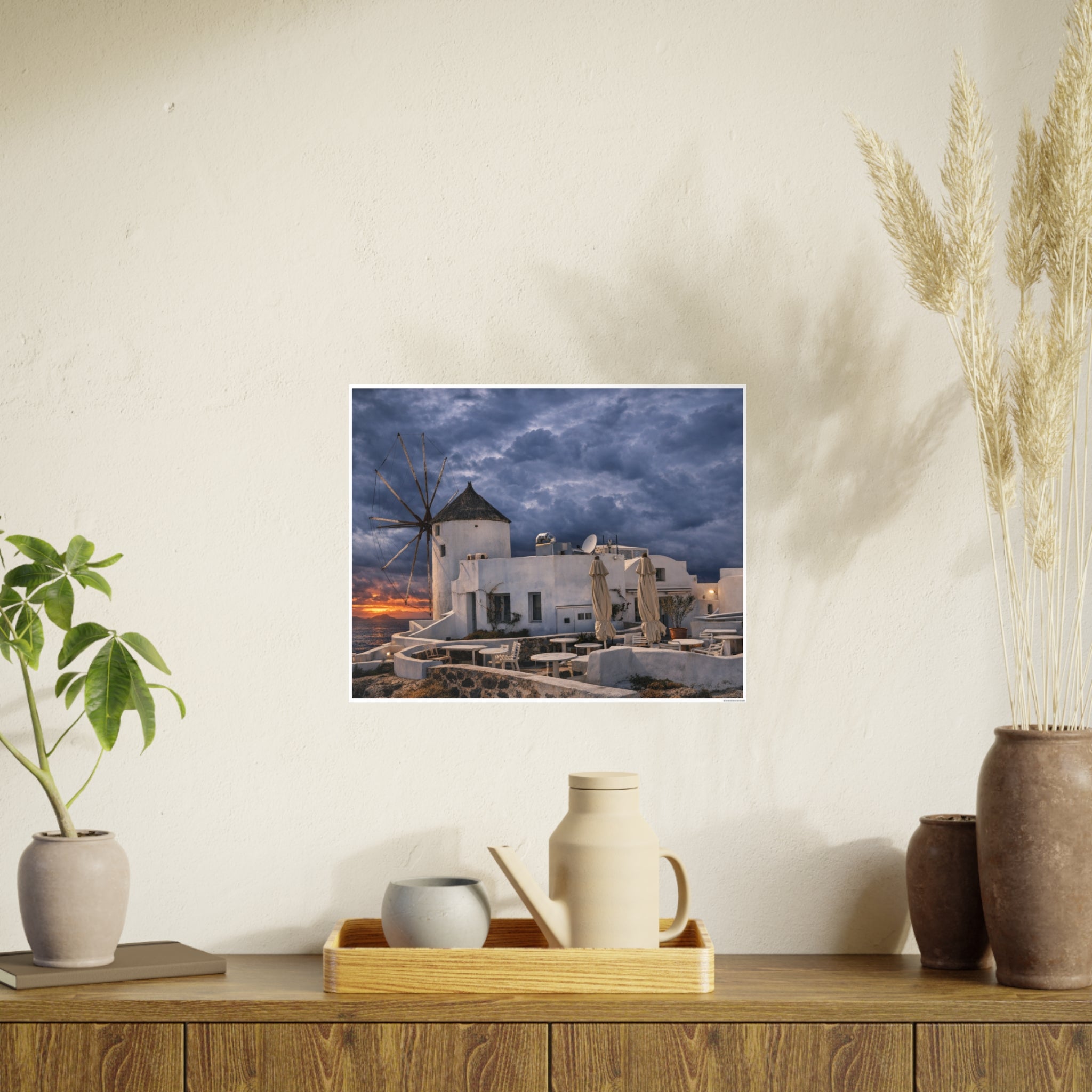 Oia Stands Still - Santorini Afterlight