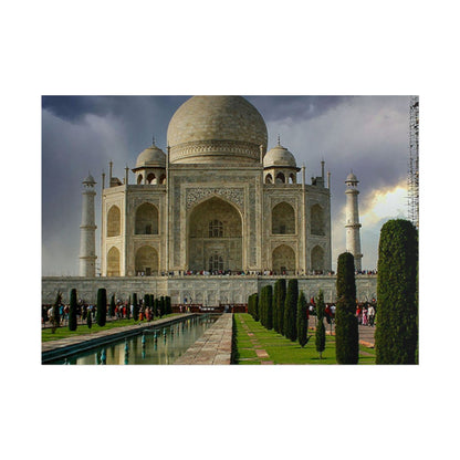 Taj Mahal Photograph Rolled Poster | India Landmark Wall Art