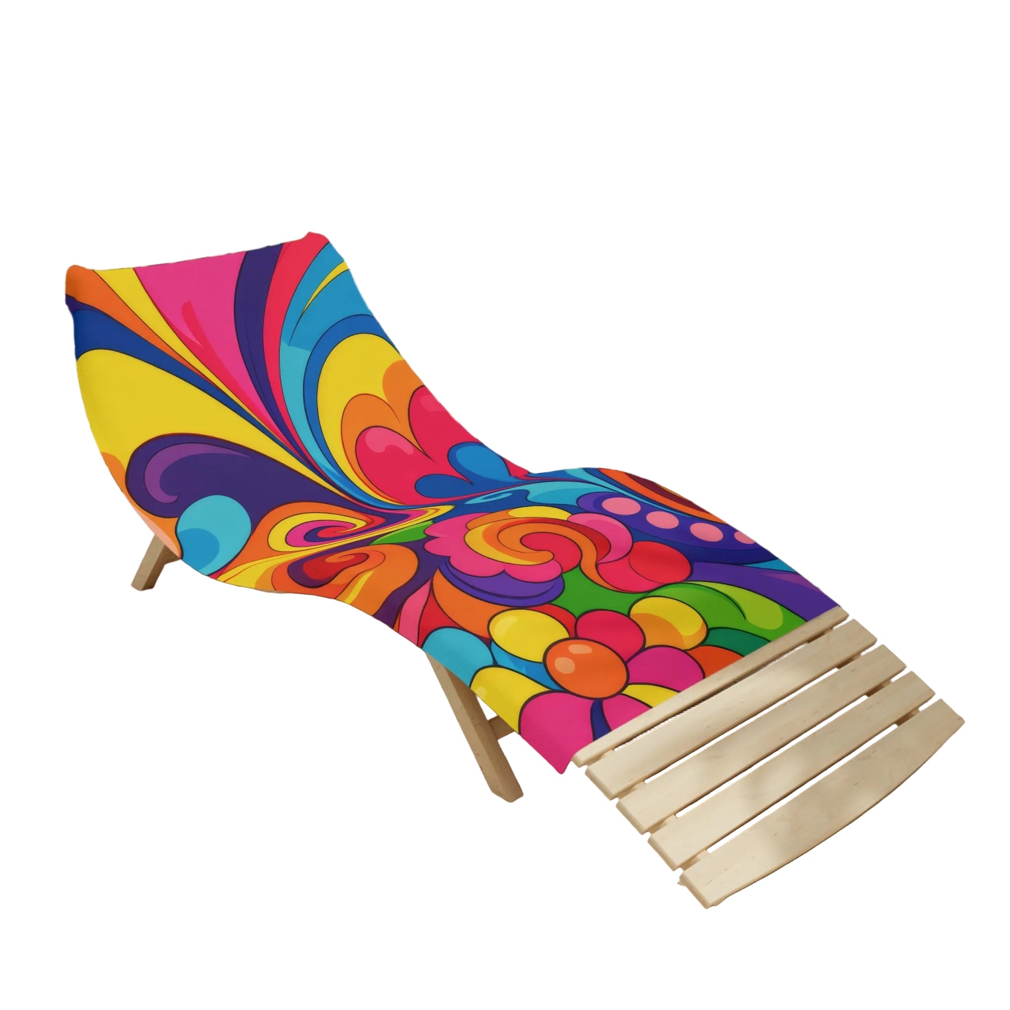 Groovy Swirl - Psychedelic 60s Beach Towel