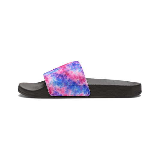 Tie-Dye Slide Sandals – Women's Removable-Strap Pool & Casual Slides