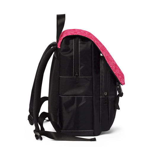 Floral Pink Paisley Backpack – Casual Shoulder Daypack