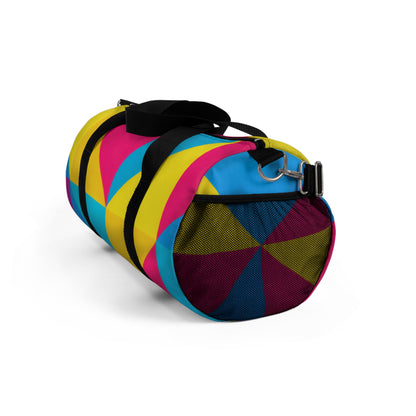 Color Block Geometric Duffel Bag — Bright Travel & Gym Bag