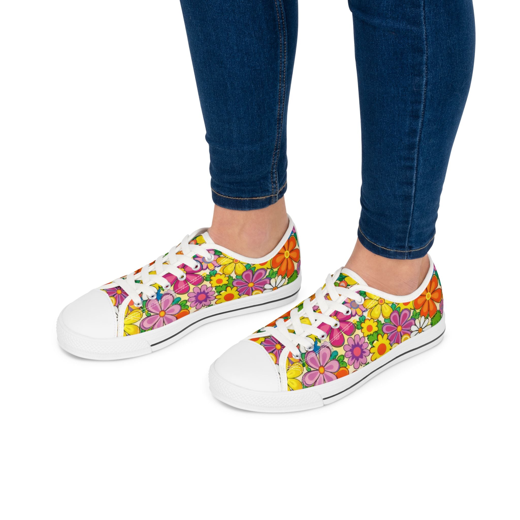 Flower Power Low-Top Sneakers