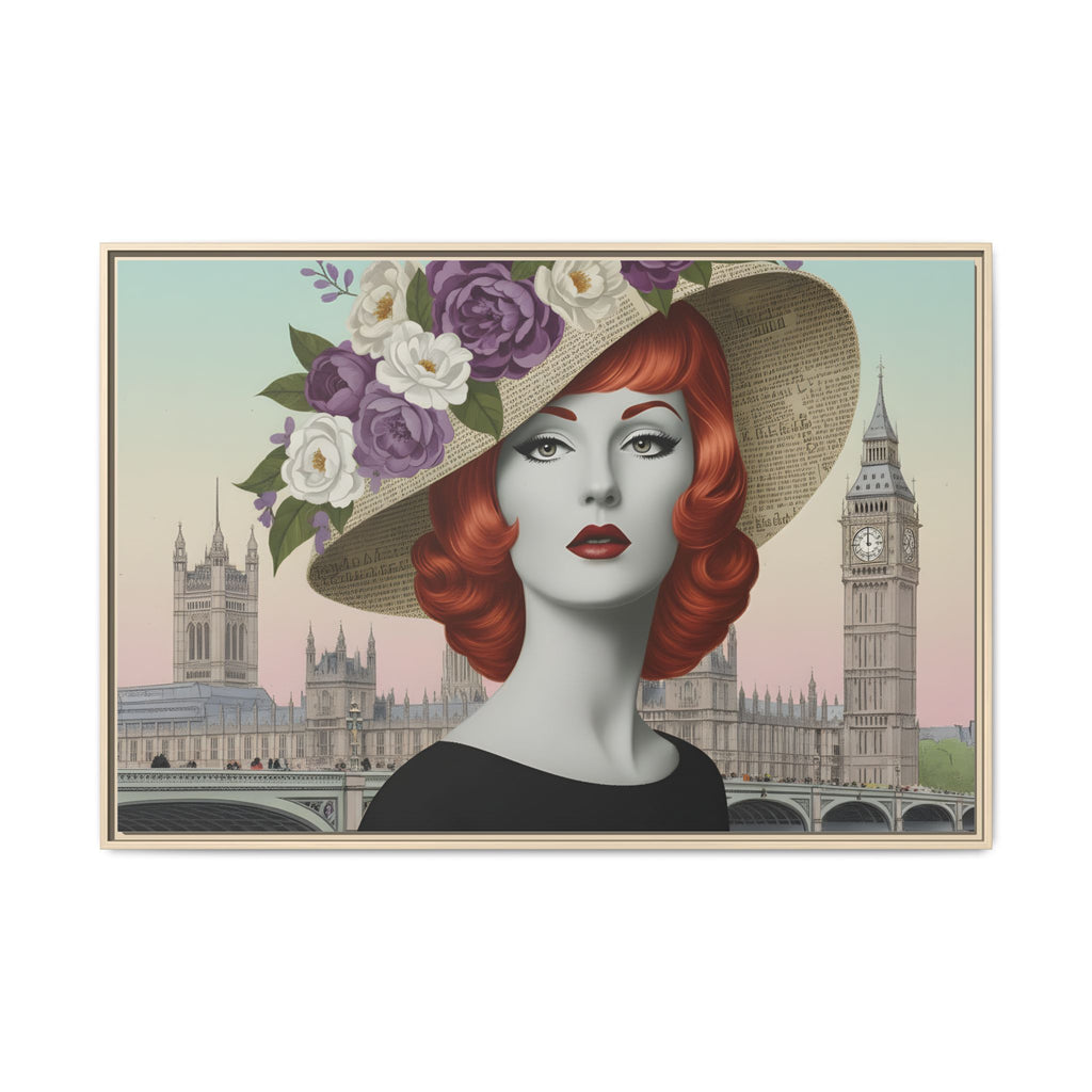 Red Queen of London  Canvas