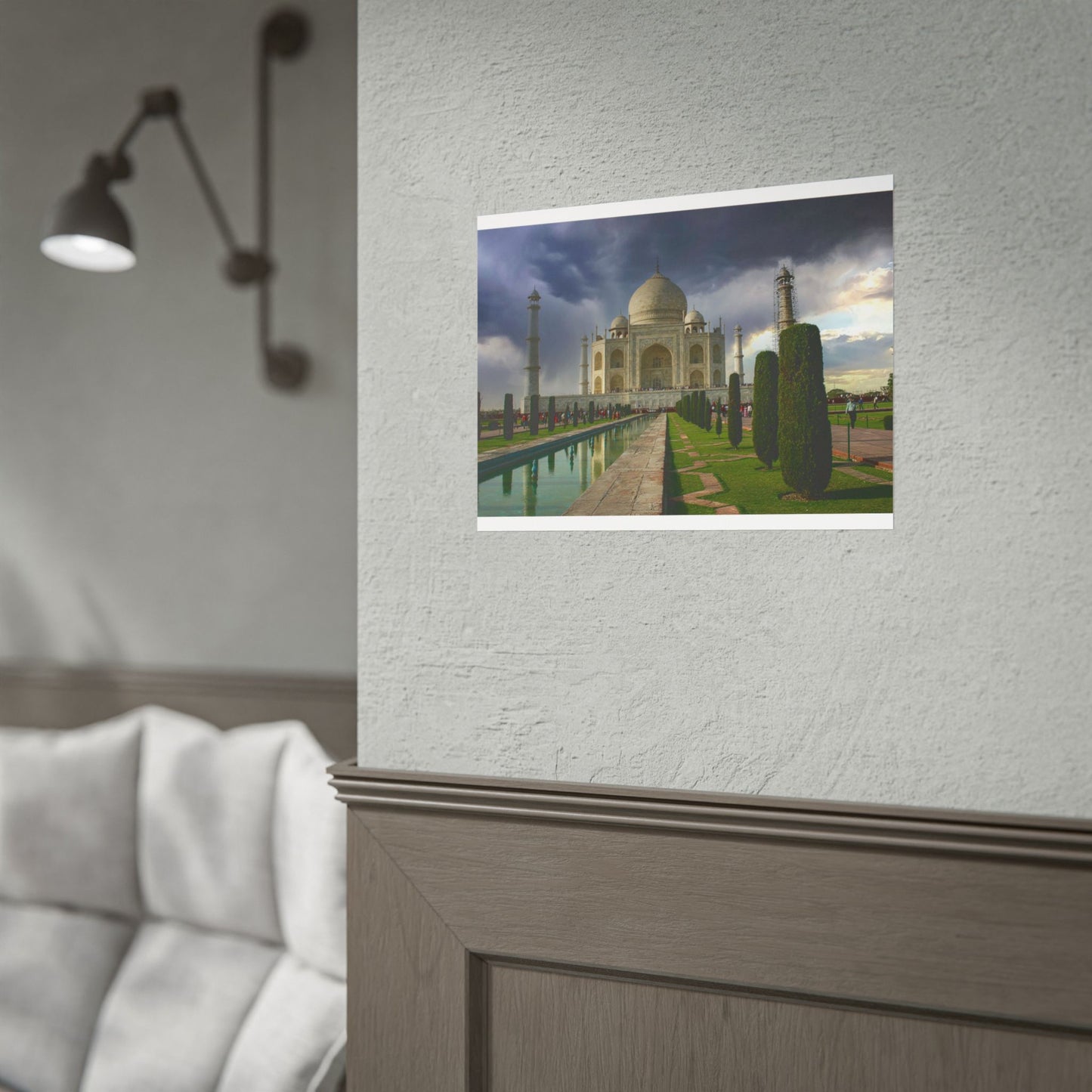 Taj Mahal Photograph Rolled Poster | India Landmark Wall Art