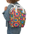 Retro Circles Diaper Backpack