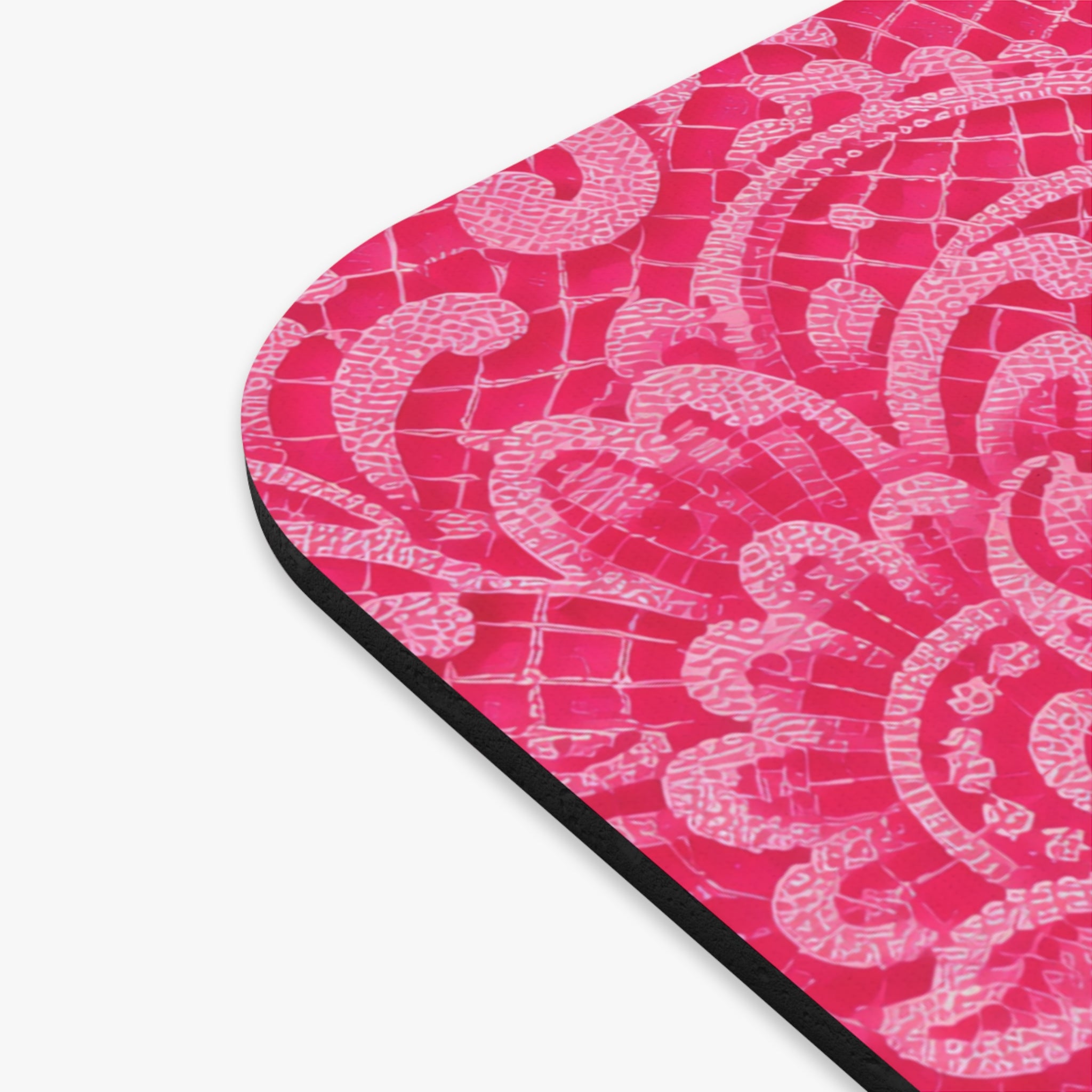 Pink Lace Romance - Feminine Mouse Pad