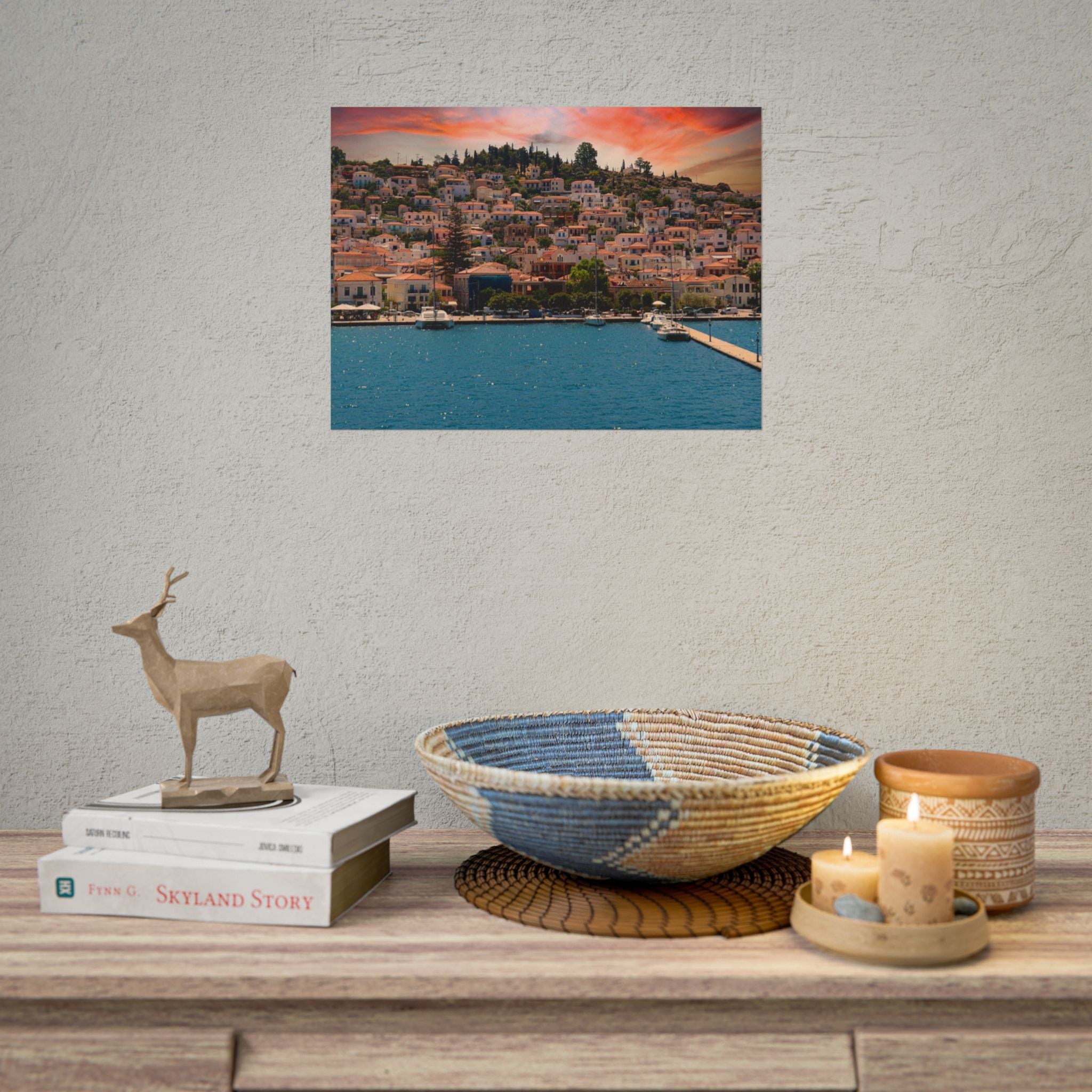 Sunset Over Poros