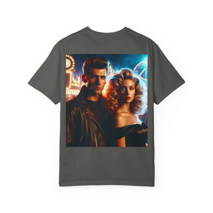 Summer Nights Cinema Tee — Vintage 1950s Carnival Romance Graphic T-Shirt