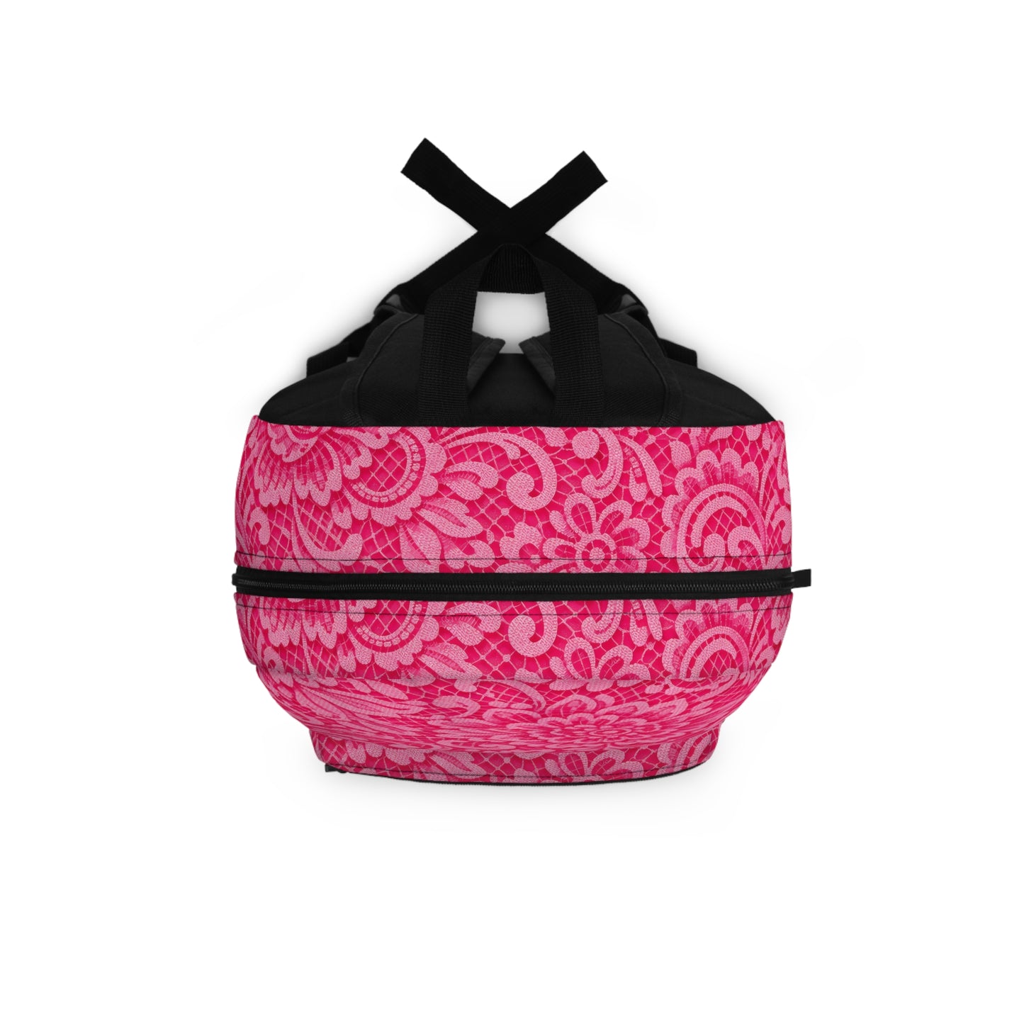 Pink Floral Pattern Backpack – Vibrant Paisley Flower Print School & Everyday Bag