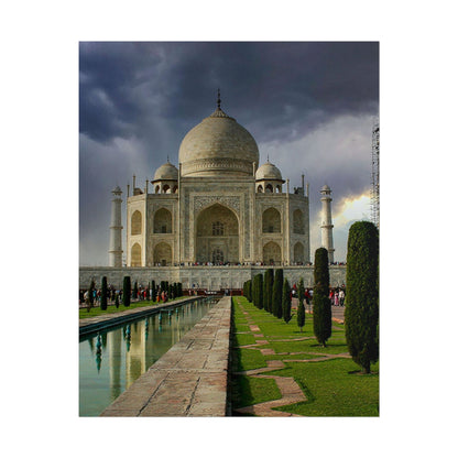Taj Mahal Photograph Rolled Poster | India Landmark Wall Art
