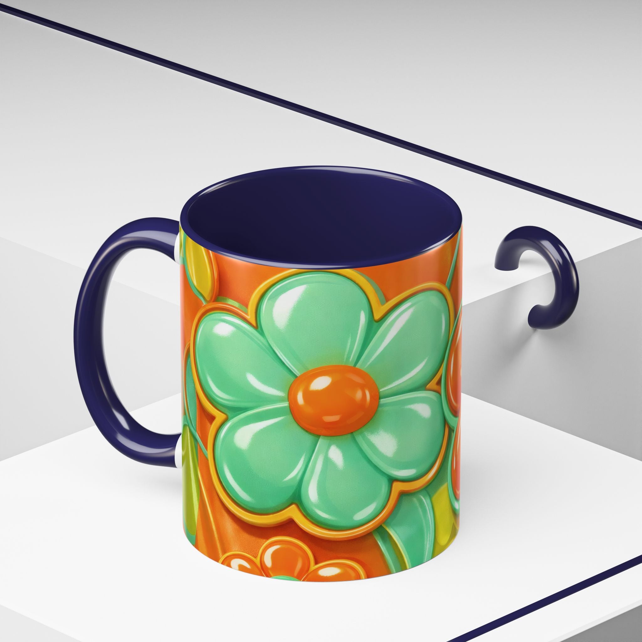 Bubble Bloom - 60s Mod Mug
