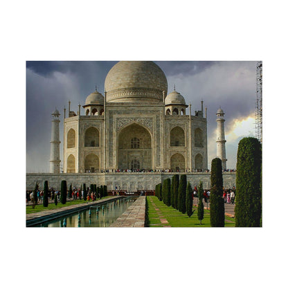 Taj Mahal Photograph Rolled Poster | India Landmark Wall Art