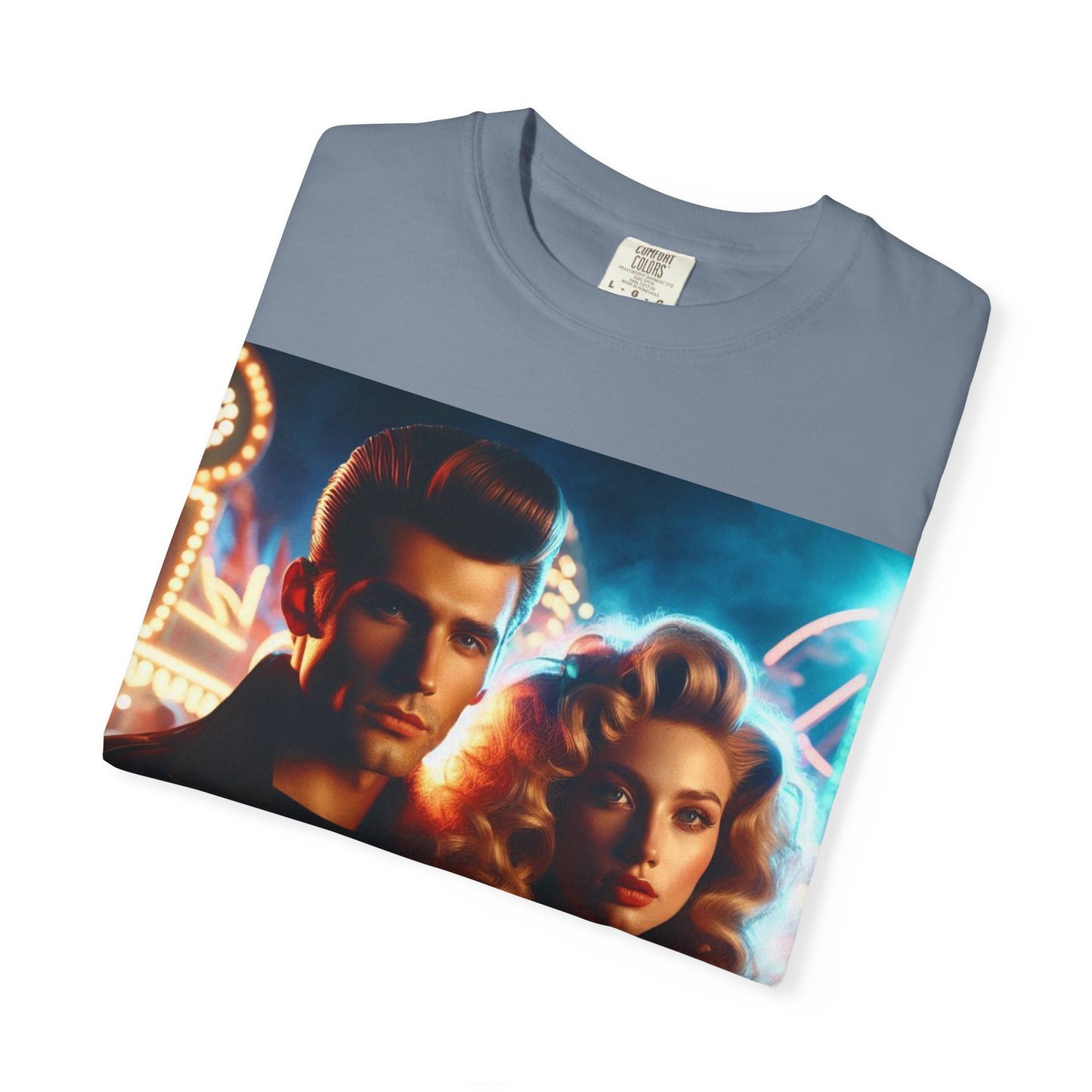 Summer Nights Cinema Tee — Vintage 1950s Carnival Romance Graphic T-Shirt