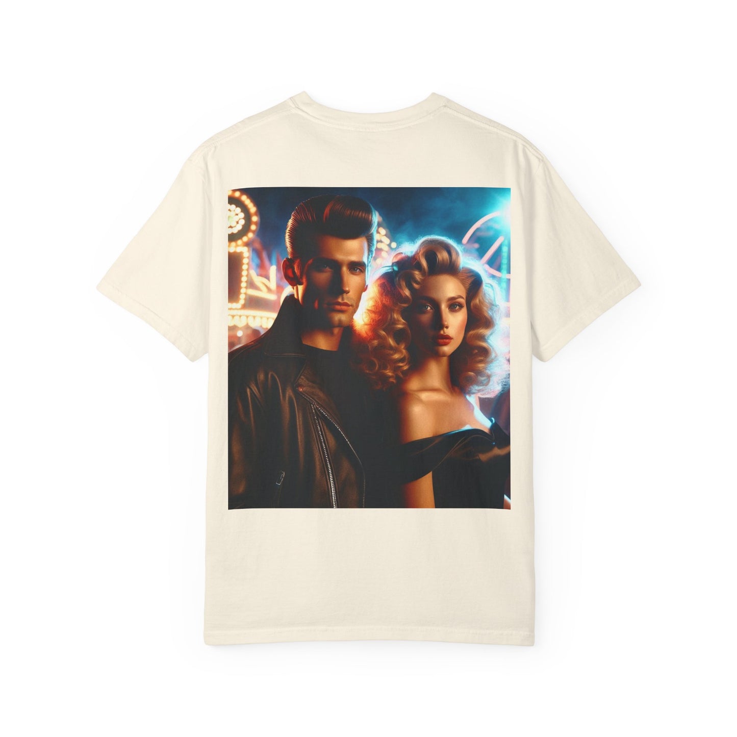 Summer Nights Cinema Tee — Vintage 1950s Carnival Romance Graphic T-Shirt