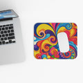 Psychedelic Swirl - 70s Groovy Mouse Pad
