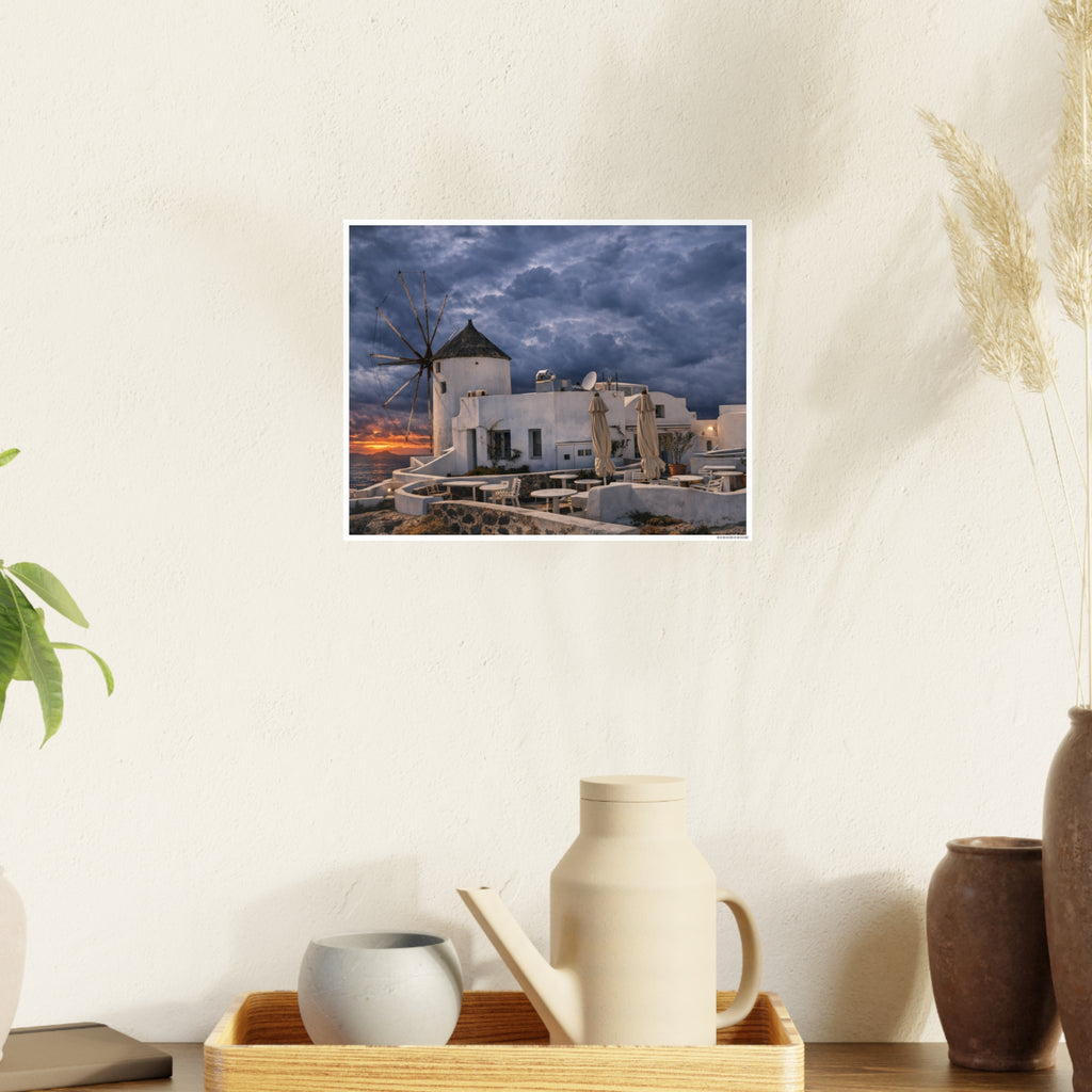 Oia Stands Still - Santorini Afterlight