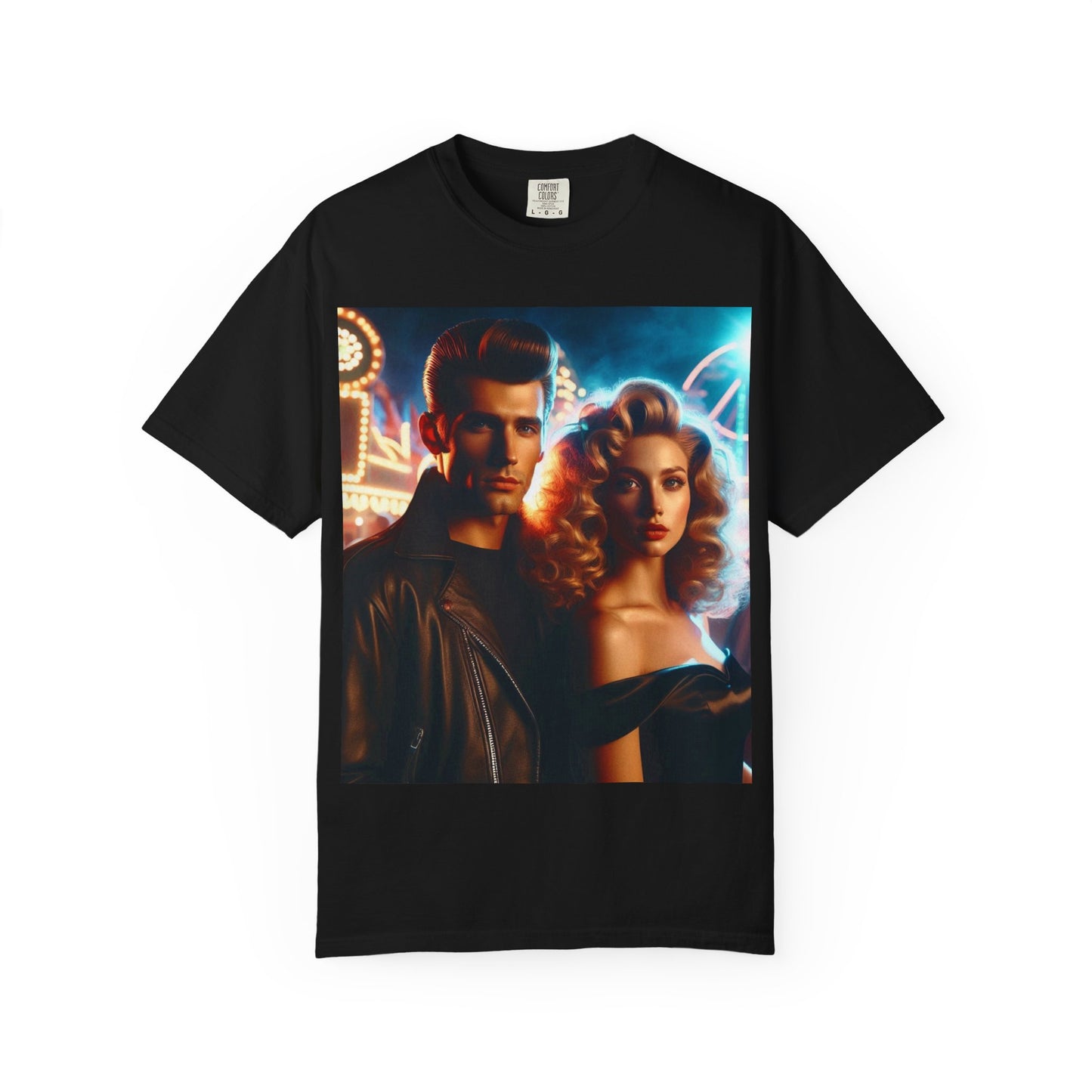 Summer Nights Cinema Tee — Vintage 1950s Carnival Romance Graphic T-Shirt