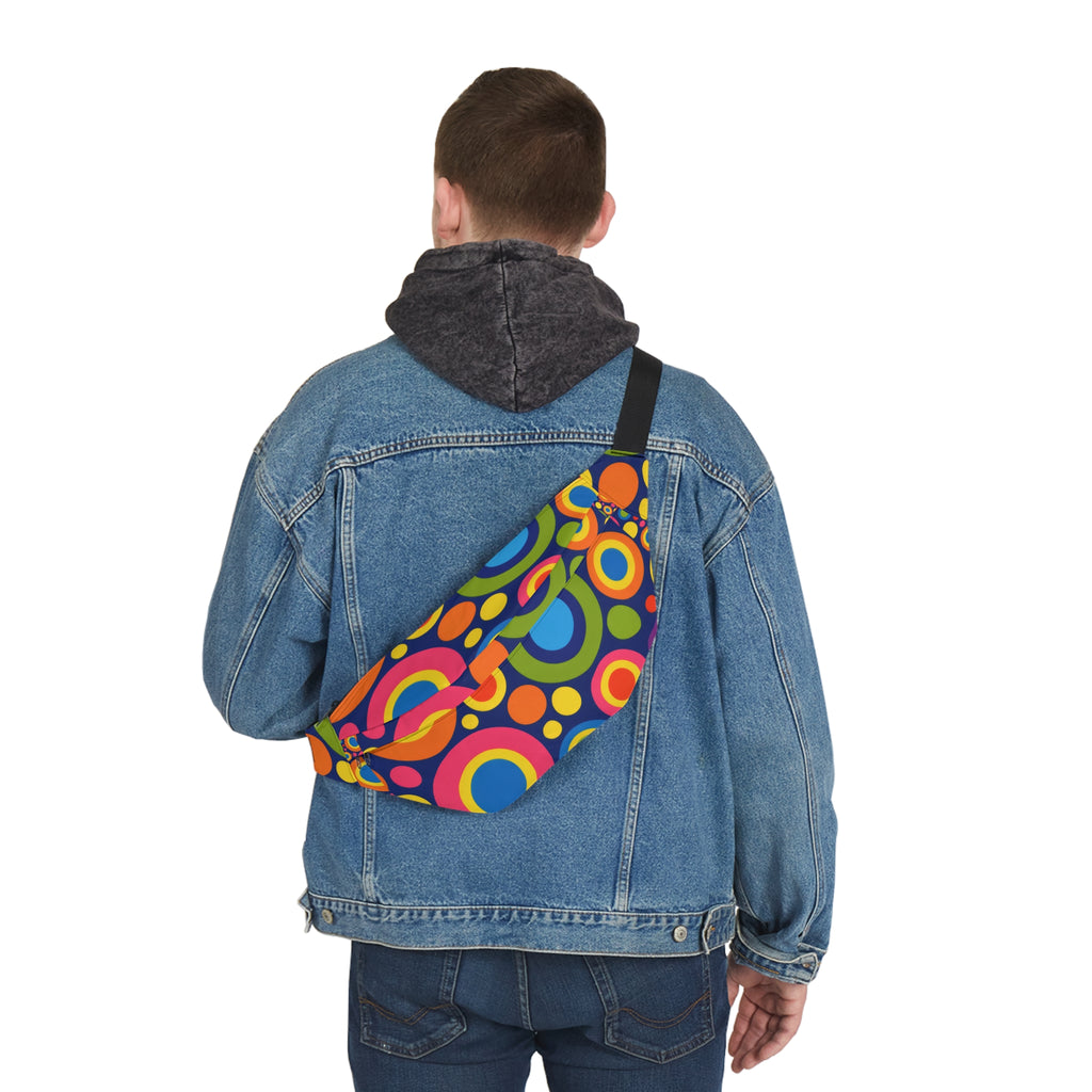 Retro Circles Fanny Pack