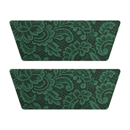 Green Paisley Slide Sandals — Women’s Removable- Strap Slides