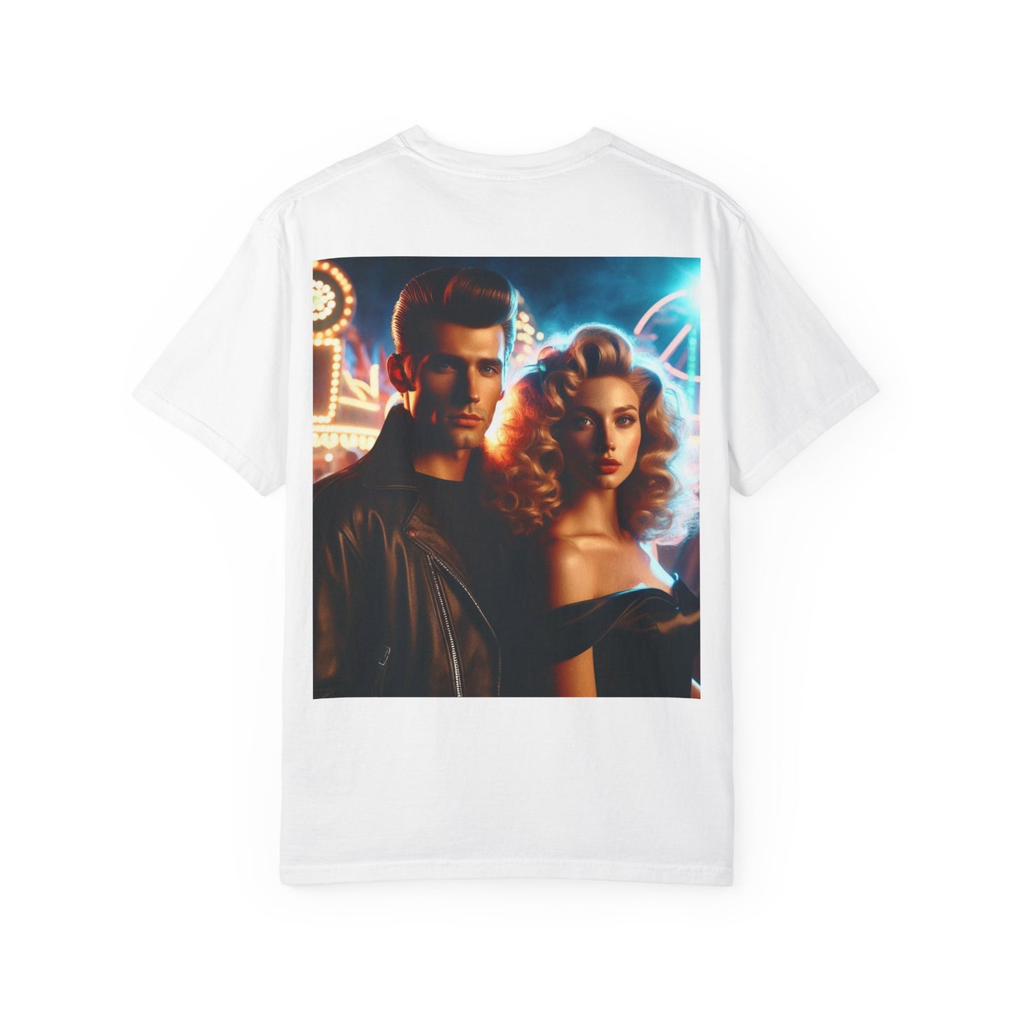 Summer Nights Cinema Tee — Vintage 1950s Carnival Romance Graphic T-Shirt