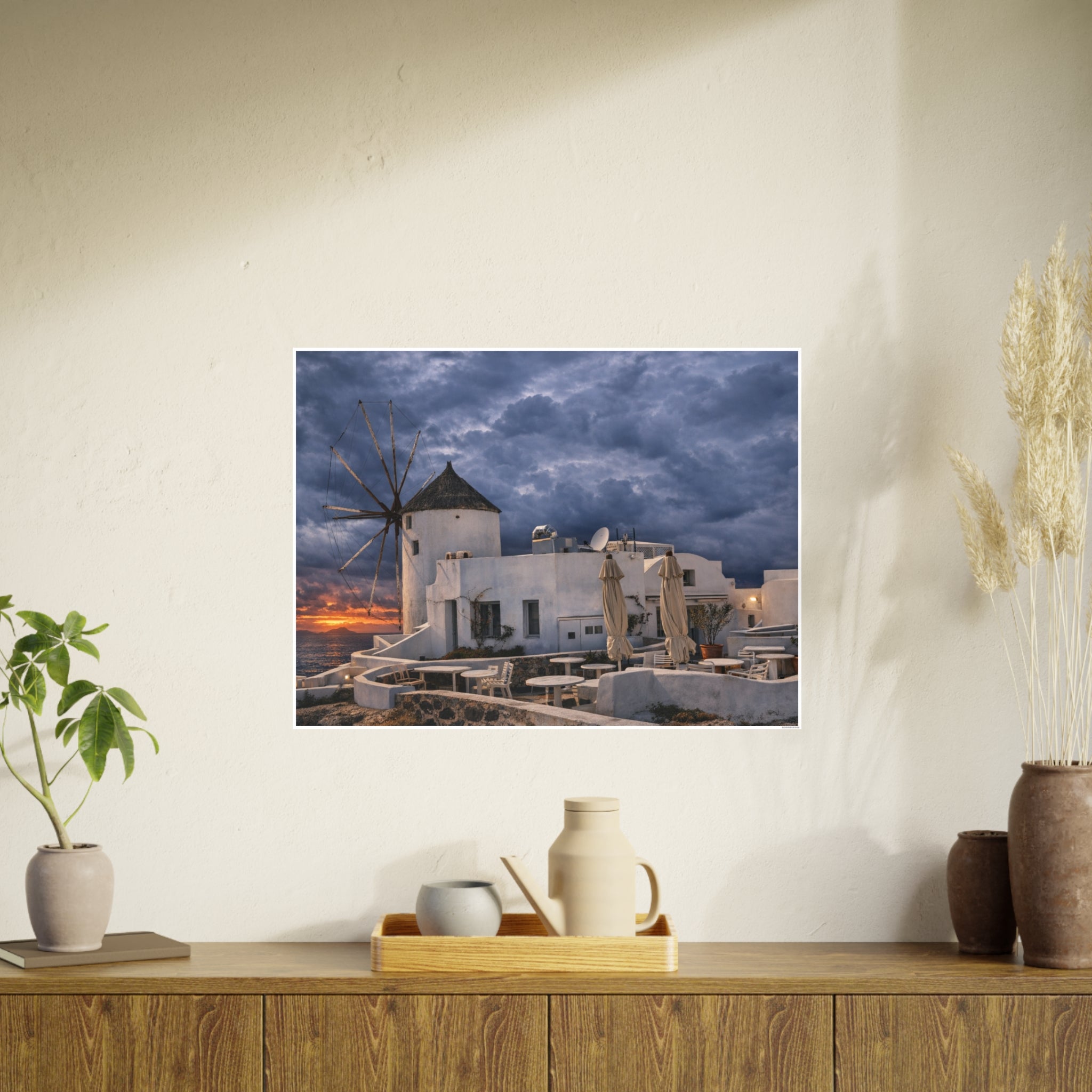 Oia Stands Still - Santorini Afterlight