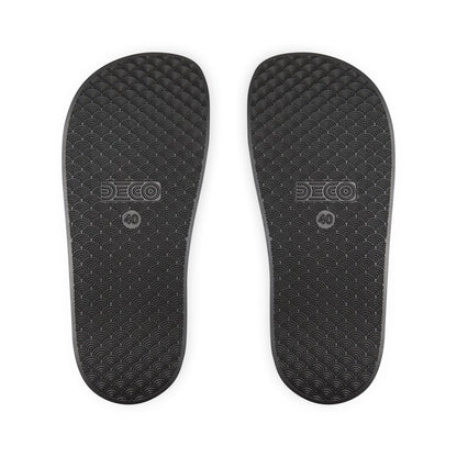 Polka Dot Slide Sandals — Women's Removable-Strap Summer Slides
