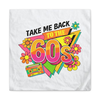 Take Me Back to the 60s Canvas — Retro Pop Art Matte Stretched Wall Art